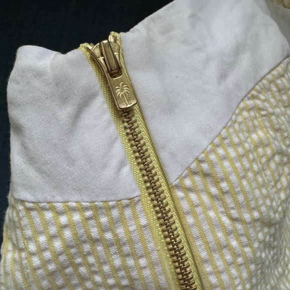 Lilly Pulitzer Marisa Seersucker Halter Dress in Yellow - Picture 3 of 11